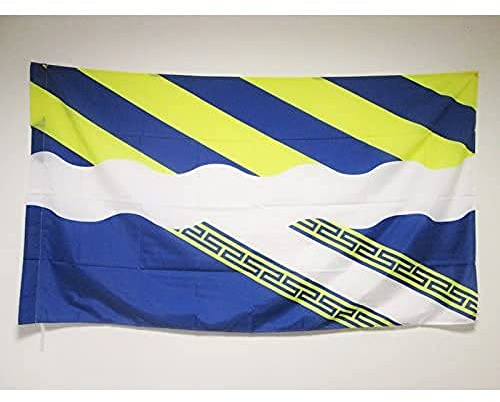 AZ FLAG Drapeau Aisne 150x90 cm Drapeau Français Polyester 100D Fourreau | Usage intérieur et extérieur Drapeau décoratif coutures doubles et bords renforcés avec fourreau pour mât