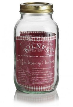 Indispensable Kilner Clear Glass Screw Top 1L Preserve Jar (Neoteric Design) (B77)