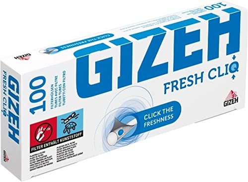 500 (5x100) GIZEH Fresh CliQ (Hülsen, Filterhülsen, Zigarettenhülsen)