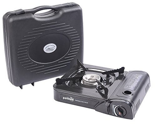 Parkland® Portable Single Burner Hob Camping Gas Stove Cooker