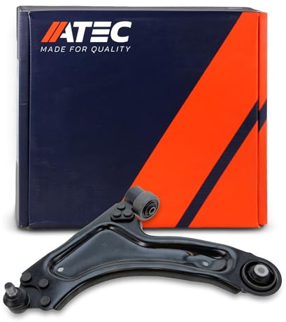 ATEC Germany 1x Querlenker Vorderachse, vorne unten links | Kompatibel mit: OPEL MERIVA A Großraumlimousine, VAUXHALL MERIVA A