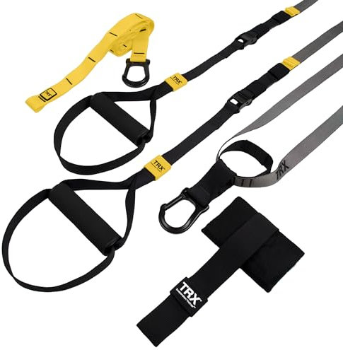 TRX GO - Schlingentrainer - ideal für vielreisende Sportler und Fitnesstrainings - Zugang zur TRX Training Club App - Grau