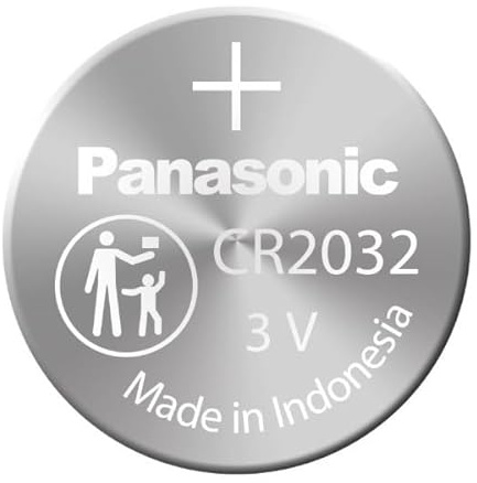 Panasonic CR2032 Pile Bouton au Lithium soudée par Languette (3 V/230 mAh)