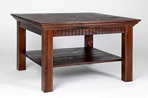 clever-moebel Couchtisch kolonialfarben lackiert, Maße: 76x76cm