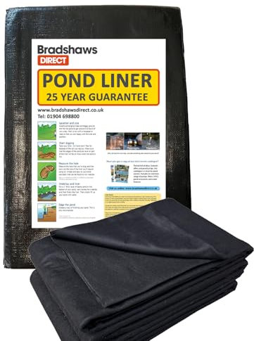 Pond Liner 5m x 4m, Free Aquatic Underlay