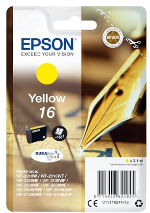 Epson 235M247 Original 16 Tinte Füller (WF-2630WF, WF-2650DWF, WF-2660DWF, WF-2750DWF, WF-2760DWF), gelb