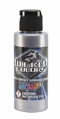 Createx Wicked W351 Silber metallic 60ml Airbrush Farbe