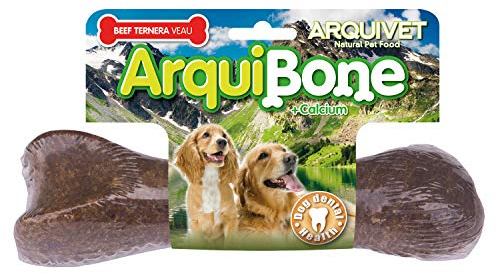 ARQUIVET - Arquibone Bacon 20 cm - 265 g - Großer Hundeknochen - Natürlicher Hundesnack - Kauknochen - Ergänzungsfuttermittel für Hunde