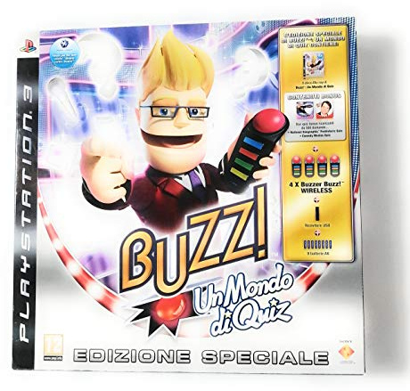 Sony Buzz! World Quiz Special Edition + 4 Buzzers Gamepad