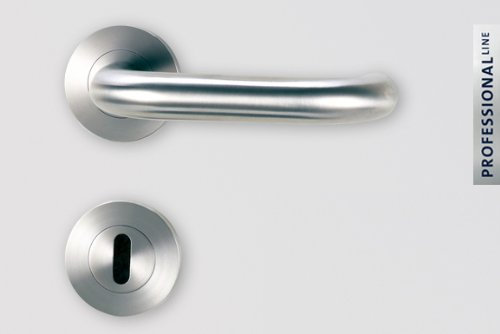 Frascio Lever Door Fittings – Alessia Professional – Stainless steel Rosette Fitting for