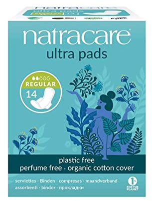 Natracare Organic Cotton Ultra Pads 14 Regular Flow