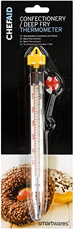 Chef Aid Jam and Confectionary Thermometer, Easy to Read Markings From 40°C to 200°C - Baking Accessories