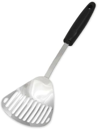 Chef Craft Select Slotted Sturdy Skimmer, 13 inch, Stainless Steel