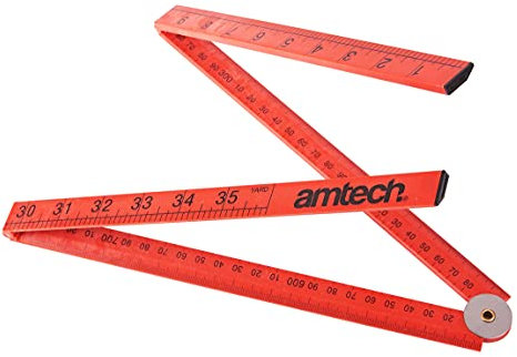 Amtech P5185 100cm Folding plastic rule