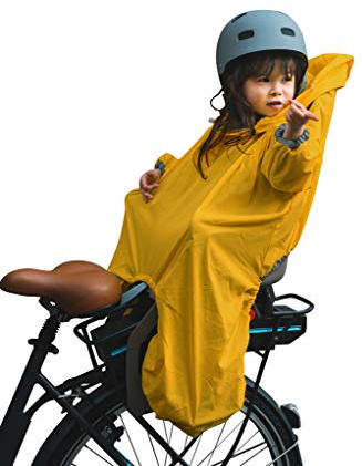 Rainette | Imperméable pour siège bébé vélo| Jaune moutarde | TU