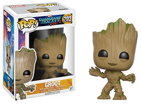 Funko Pop! Movies: Guardians of The Galaxy 2 - Groot - Vinyl-Sammelfigur - Geschenkidee - Offizielle Handelswaren - Spielzeug Für Kinder und Erwachsene - Movies Fans - Modellfigur Für Sammler