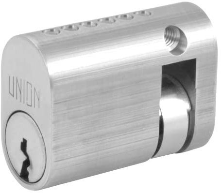 UNION 2x1 Oval Half Cylinder - 40mm (30/10) KA `WVL482` SC