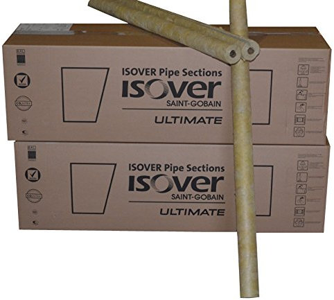 Rohrisolierung Isover U Tech Pipe Section MT 4.0 - unkaschierte Isolierschale - 76x30mm