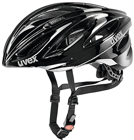 uvex boss race - sicherer Performance-Helm für Damen und Herren - individuelle Größenanpassung - optimierte Belüftung - black - 52-56 cm