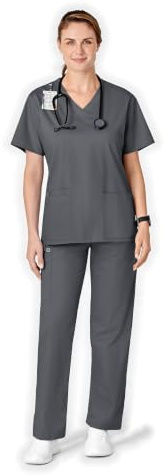 WonderWink Pull-on Cargo Pant Pantaloni Medici Scrubs, Peltro, XL Donna