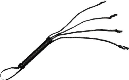 Lederpeitsche - 60 cm with 4 Riemen