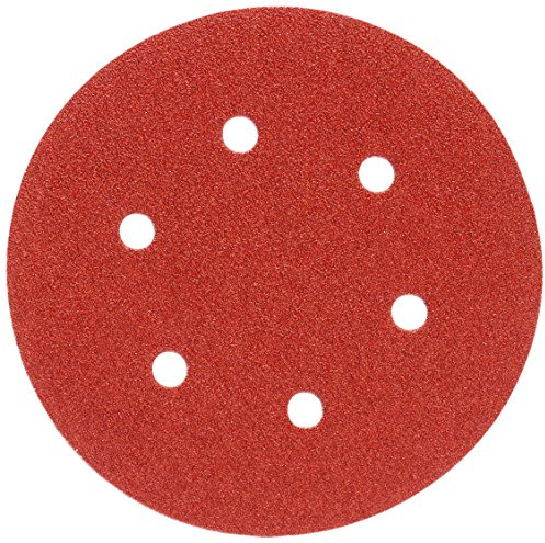 Norton - Set di dischi abrasivi auto adesivi, 150 mm, grana 80, 15 pz.