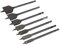 Silverline Tools 633800 - Brocas planas para fontanería, 7 pzas (10-40 mm)