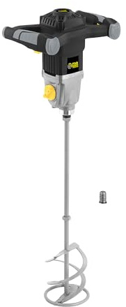 Fartools MI 1200B Malaxeur 1400W, spirale de Ø120mm M14, couple max 27Nm, 2 vitesses mécaniques variables 240-500tr/min et 380-850tr/min, mallette
