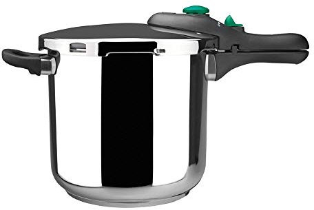 Magefesa DYNAMIC - Olla Express Rápida 7.5L, Acero Inoxidable 18/10, 5 Sistemas de Seguridad, Fácil Uso, Apto para Todo tipo de cocinas, Inducción