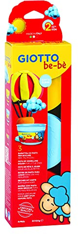 Giotto be-bè 462501 - Pack de 3 Pastas para Jugar, Multicolor