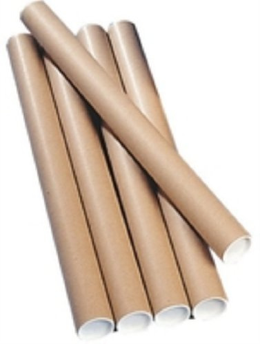 Ambassador PT-076-15-0450 Cardboard Postal Tube Box of 12 - 76mm x 450mm diameter, Brown