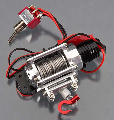 RC Model CNC Machined Realistic Power Winch Designed for Scale Rock Crawler 1/10 Size
