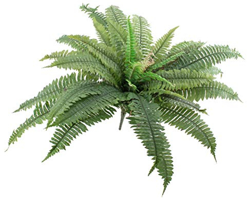 artplants.de Künstlicher Schwert Farn Samuel, 34 Blätter, grün, Ø 75cm, 50cm