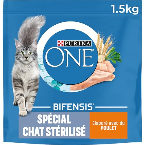 Purina One - crocchette speciali per gatti adulti sterilizzati, 6 pezzi