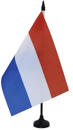 AZ FLAG Bordsflagga Nederländerna 21x14 cm 100D Polyester Plastfot