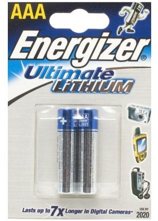 Energizer Batterie Lithium Mikro AAA L92 - 2er Blister