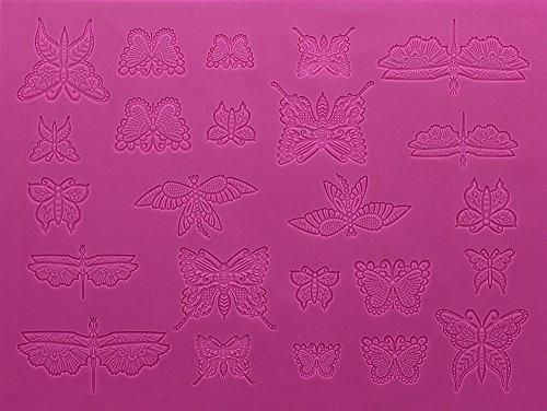 Tårtspets vackra fjärilar stor 3D tårta, rosa