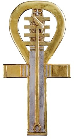 Design Toscano Das altertümliche Ankh, Ägyptisches Symbol des Lebens, Wandfigur