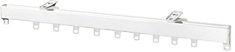 RIEL CHYC 5431600 Riel Aluminio P950 Sin Cordon 1,50 Metros Blanco, Metal