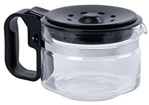 Fackelmann Jarra Universal Tapa Ajustable 1L. 9-12 vidrio, polipropileno, color negro y transparente. 1 ud.