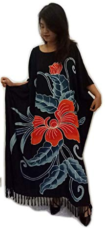 Cool Kaftans - Vestito - Donna Black Schwarz