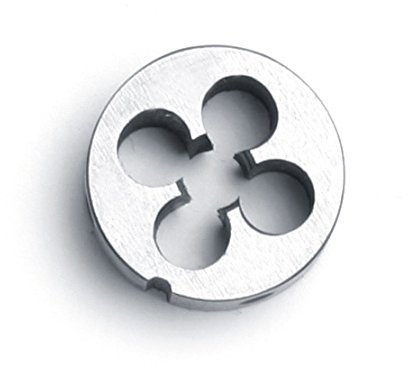 GSR Gewindeschneideisen nach DIN EN 22568 (DIN 223), B HSS Schneideisen, Metrisch, M1,6 x 0,35, Gewindeschneider für Außengewinde, Rechtsgewinde, beidseitiger Anschnitt, Hand- & Maschinengebrauch