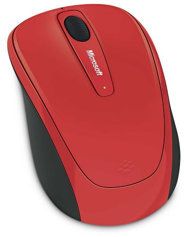 Microsoft Wireless Mobile Mouse 3500 Limited Edition - Flame Red Gloss