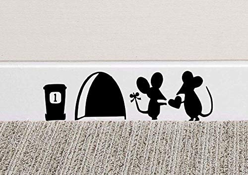 Sticker Mural en Vinyle Motif Souris