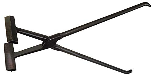 Stubai Deckzange gerade 180 mm – durchgesteckt, geschmiedet aus C45 Carbonstahl, plangeschliffene und vergütete Backen, Profi Spengler- und Dachdeckerwerkzeug für präzises Falzen und Blechbearbeitung