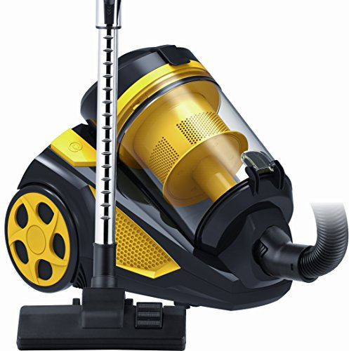 Klaiser Alligator - Aspirador sin bolsa, multiciclón (2500 W, ultra potente, cable extra largo, 7 m)