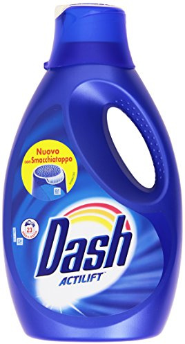 Dash Actilift Flüssigwaschmittel für die Waschmaschine und Handwäsche, mit smacchiatappo – 2 Flaschen von 1495 ml [2990 ml, 46 Wäschen]