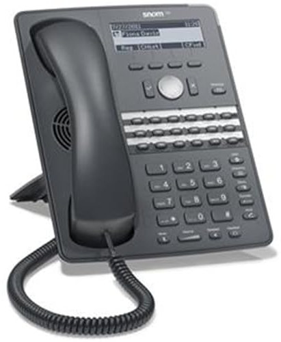 Snom Telefono IP 760 320x240 Pixel 3.5 1000 Ingressi G.711 G.722 G.726 UDP TCP TLS HTTPS SSL/TLS Antracite