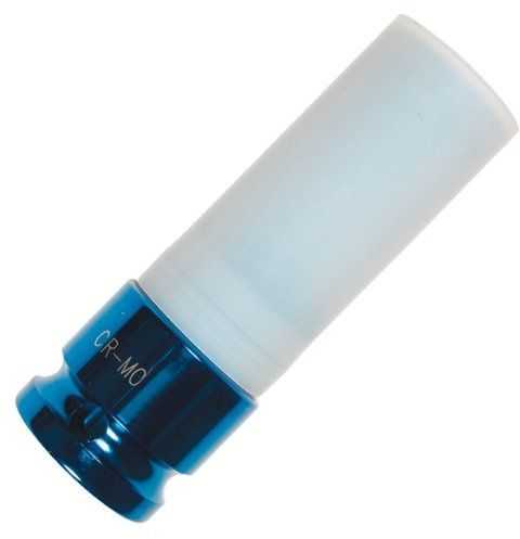 Alkan 17 mm 1/2 Radmuttern Schoneinsatz Alufelgen Stecknuss | Radmuttern-Schoneinsatz 17 mm mit 1/2 Antrieb, schonende Stecknuss für Alufelgen und Radwechsel
