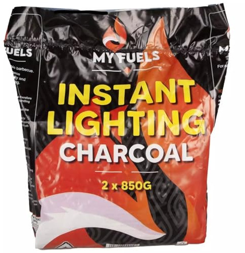 Instant Light Charcoal 2 x 1Kg Bag